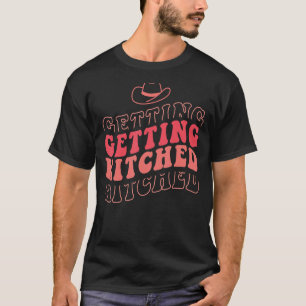 Trouwen Western Country Bruid Bachelorette T-shirt