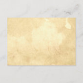 Trouwen Wishing Well Skull  kaarten (Achterkant)