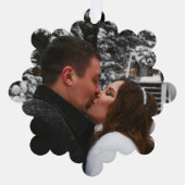 Trouwen zeker Merry Save the Date Ornament Kaart (Voorkant)