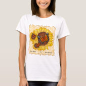 Trouwen Zonnebloem T-shirt (Voorkant)