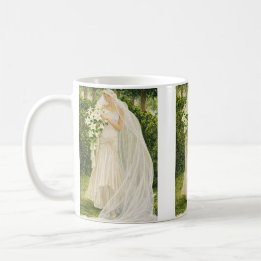 Trouwende bruid koffiemok (Links)