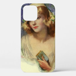 Trouwende bruid met Bijbel, Religieuze Huwelijk iPhone 12 Hoesje