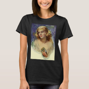 Trouwende bruid met Bijbel, Religieuze Huwelijk T-shirt