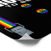 Trouwende Bruidegom Gay Lgbtq Pride Regenboog Vlag Poster (Hoek)