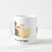 Trouwende eenden 3 koffiemok (Voorkant links)