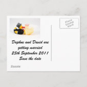 Trouwende eenden... Briefkaart (Achterkant)