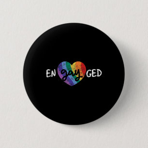 Trouwende Lgbt Trouwfeest Verlovingsfeest Gay Verl Ronde Button 5,7 Cm