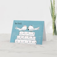 Trouwende Liefdesvogels Bruid en Bruidegom Felicit