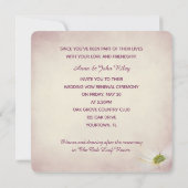 trouwende waterverf met mazen en leugens kaart (Achterkant)