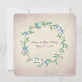 trouwende waterverf met mazen en leugens kaart (Voorkant)