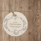 Trouwerij Favoriet Minimalistische Tag Cadeaulabel