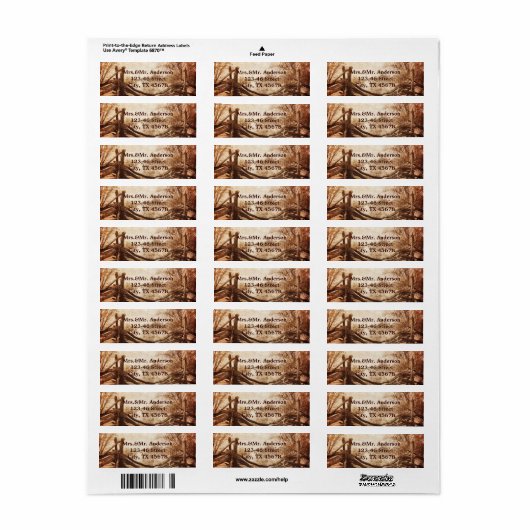 trouwerij met een trouwe western boerderij etiket (Full Sheet)