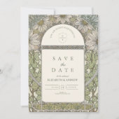 Trouwerij met vintage tuinhal save the date (Voorkant)