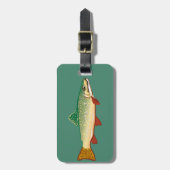 Trouwerij visser bagagelabel (Voorkant verticaal)