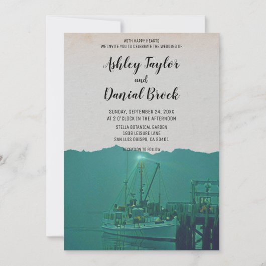 trouwerij voor zeehavens kaart (Voorkant)