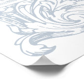 Trouwerij Wijnstokken Frame Bruiloft Welkom Poster (Hoek)