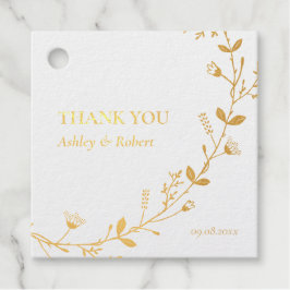 Trouwerijde Geschenkkaart van Klimmende Wijnrank,  Bedankjes Labels