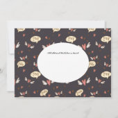 Trouwfantasieën: met de hand getekende tijdlijn kaart (Achterkant)