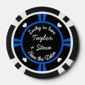 Trouwfavoriet Las Vegas Casino Poker Chips (Achterkant)