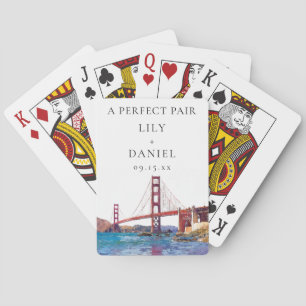 Trouwfavoriet 'Perfect Paar' uit San Francisco Pokerkaarten