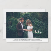 Trouwfeest Aankondiging/Ontvangst 'Happily Ever Af Kaart (Achterkant)