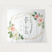 Trouwfeest achtergrond fotobooth voor toekomstige  wandkleed (Voorkant (horizontaal))