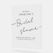 Trouwfeest Acrylaat Bord WELKOM (Hoek)