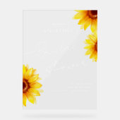 Trouwfeest Acrylic Naambord WELKOM Acryl Bord (Voorkant)