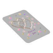Trouwfeest Antiek, gepersonaliseerd Magneet (Rechterzijde)