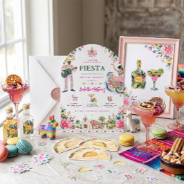 Trouwfeest begint met een Fiesta Bruidsbruiloft Kaart
