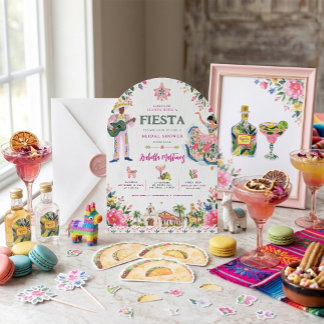 Trouwfeest begint met een Fiesta Bruidsbruiloft Kaart