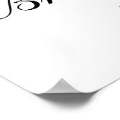 Trouwfeest Borrel Welkom Bord Poster (Hoek)