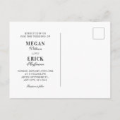 Trouwfeest Briefkaart (Achterkant)