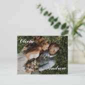 Trouwfeest Briefkaart (Staand voorkant)