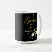 Trouwfeest Bruidegom Te Personaliseren Koffiemok (Voorkant rechts)