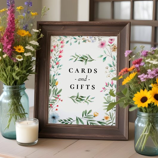 Trouwfeest Bruidsbeurs Kaarten Cadeaus Bord Poster
