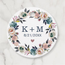 Trouwfeest Bruidsbruiloft Roze Monogram Bedankt
