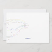 Trouwfeest Bruidsfeest Uitnodiging (Achterkant)