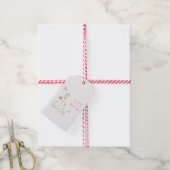 Trouwfeest Bruidsjurk Felicitaties Cadeaulabel (Met Touw)