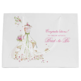 Trouwfeest Bruidsjurk Felicitaties Groot Cadeauzakje