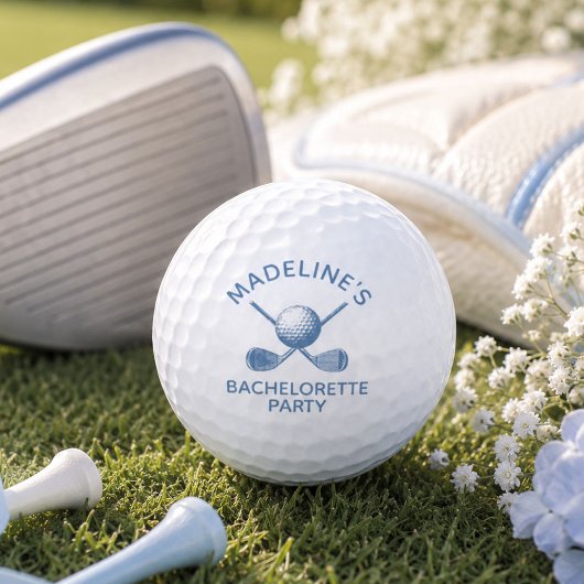 Trouwfeest Bruidspartij Aangepaste Kust Bruid Golf Golfballen