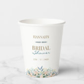 Trouwfeest Bruidsshower Aangepaste Naam Papieren B Bekers (Voorkant)