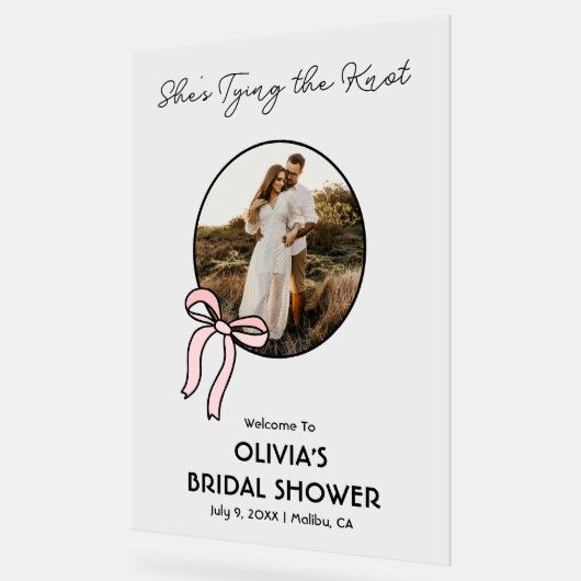 Trouwfeest Bruiloft Bruidsshower Welkom Bord Acryl (Hoek)