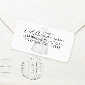 Trouwfeest Bruiloft Modern Persoonlijke Verzending Etiket