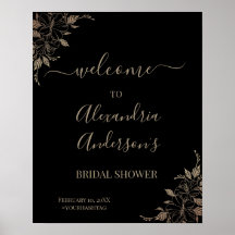 Trouwfeest Bruiloft Welkomstbord met Bloemmotieven