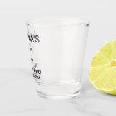 Trouwfeest cadeau honkbal shot glas (Rechts)