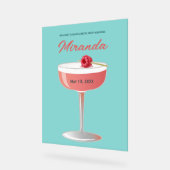 Trouwfeest Cocktails Welkom Bord (Hoek)