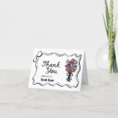 Trouwfeest Dankjewel Kaart - Net Binnen (Voorkant)