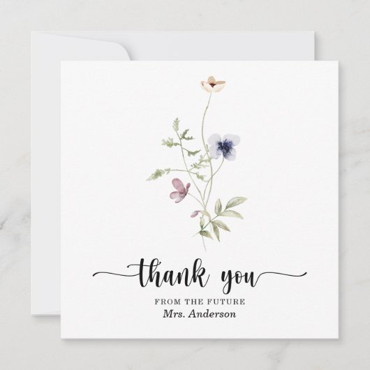 Trouwfeest Dankkaart voor Bruidsjonker Bedankkaart (Voorkant)