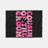 Trouwfeest familiepak voor neef van de bruidegom fleece deken (Voorkant (Horizontaal))